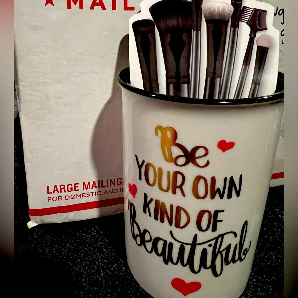 Make-up brush holder